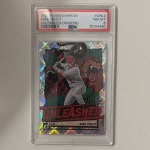 Panini Donruss Unleashed Diamond Card with Red and Black